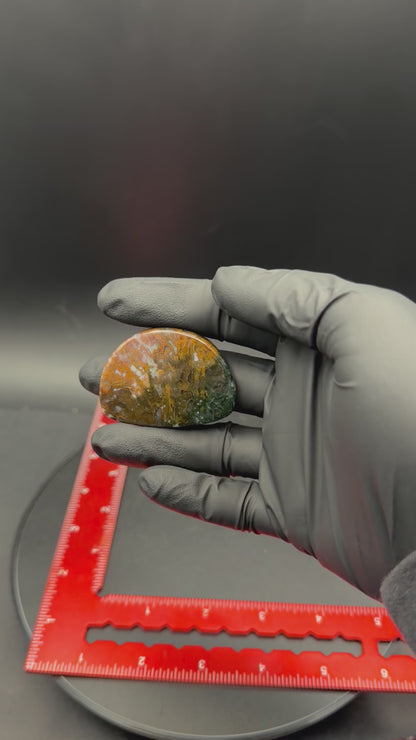 Maury Mountain Moss Agate Cabochon