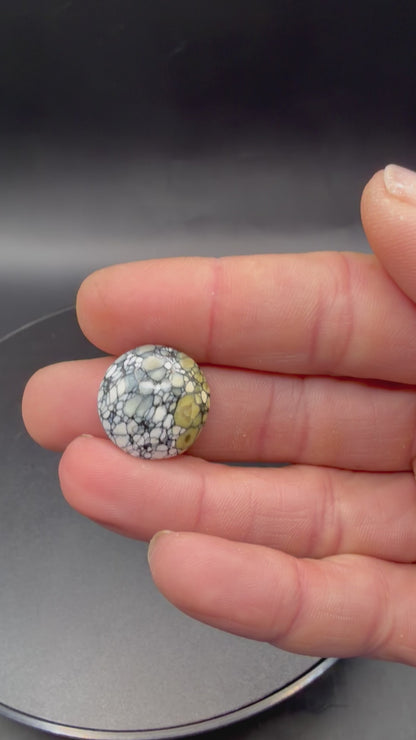 Dark Moon Hubei Turquoise (Hotsonite) Cabochons