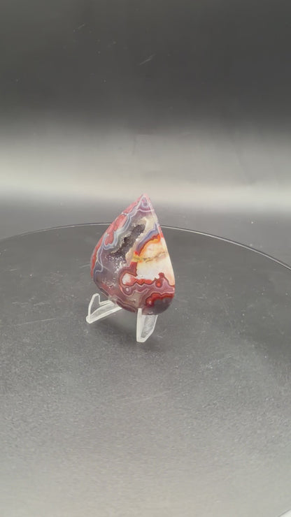 Rosetta Lace Agate Cabochon