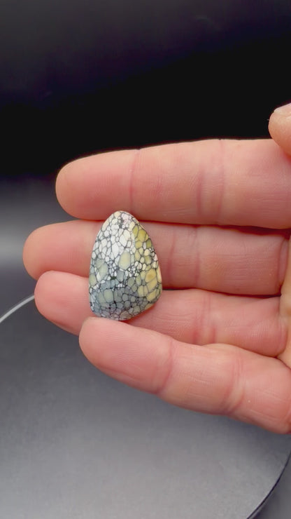 Dark Moon Hubei Turquoise (Hotsonite) Cabochons