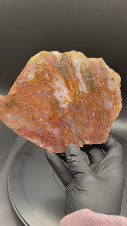 Bull Canyon Tube/Moss Agate (Unpolished)