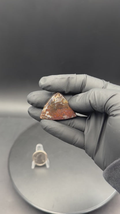 Maury Mountain Moss Agate Cabochon