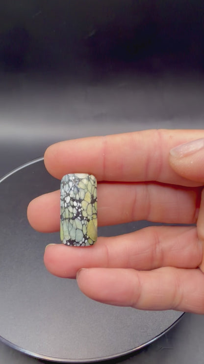 Dark Moon Hubei Turquoise (Hotsonite) Cabochons