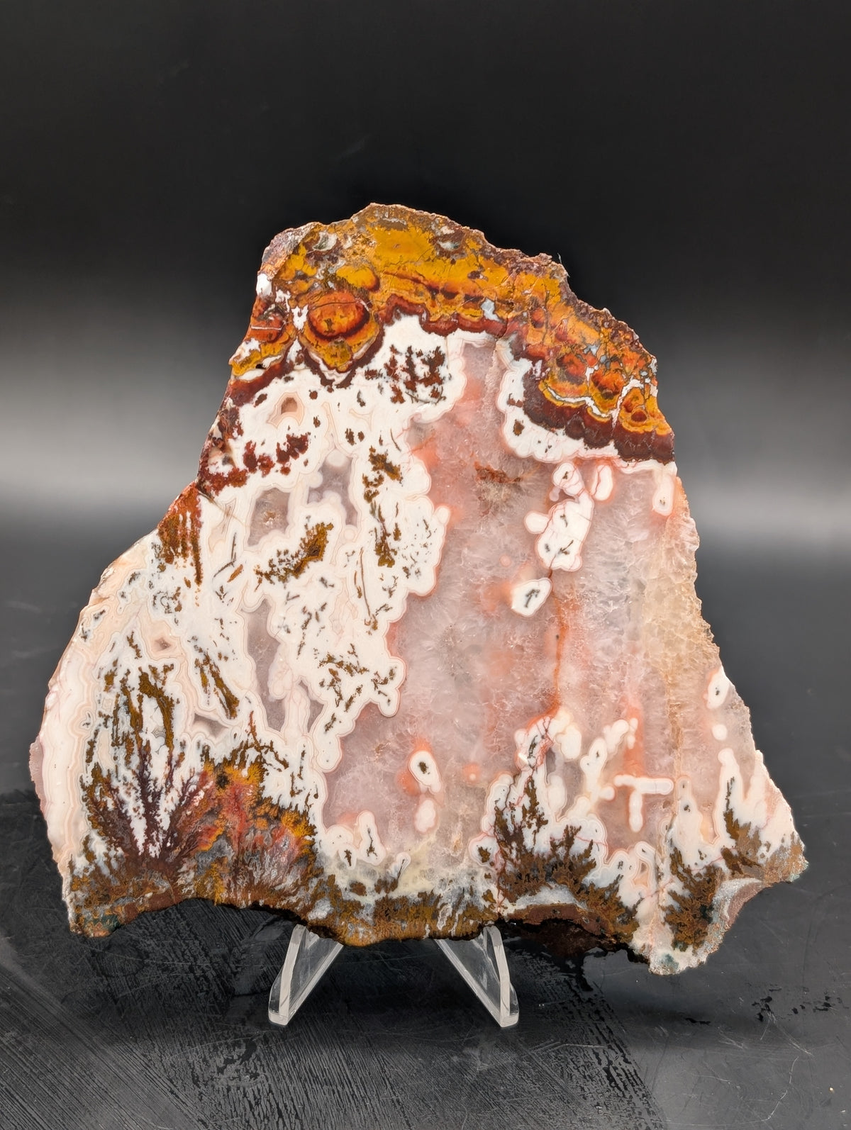 Moroccan Atlas Mountain Jasper slab (Unpolished)