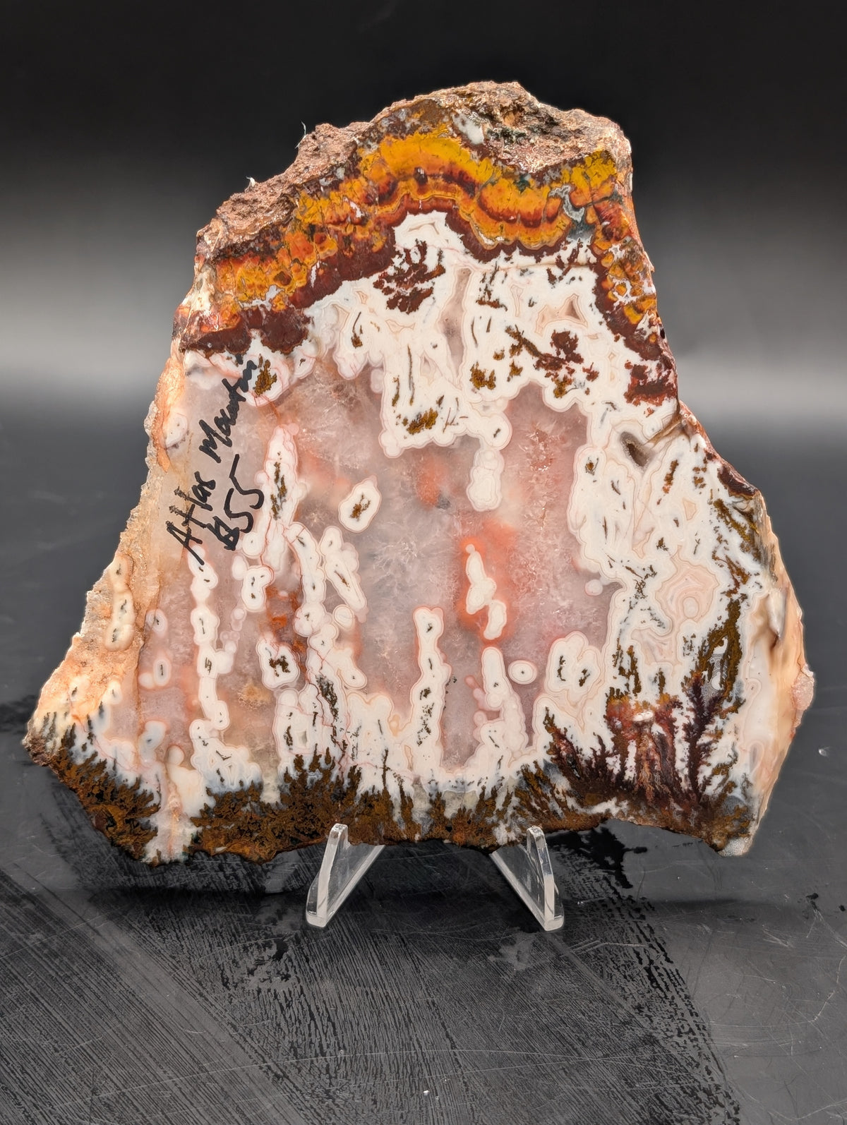 Moroccan Atlas Mountain Jasper slab (Unpolished)