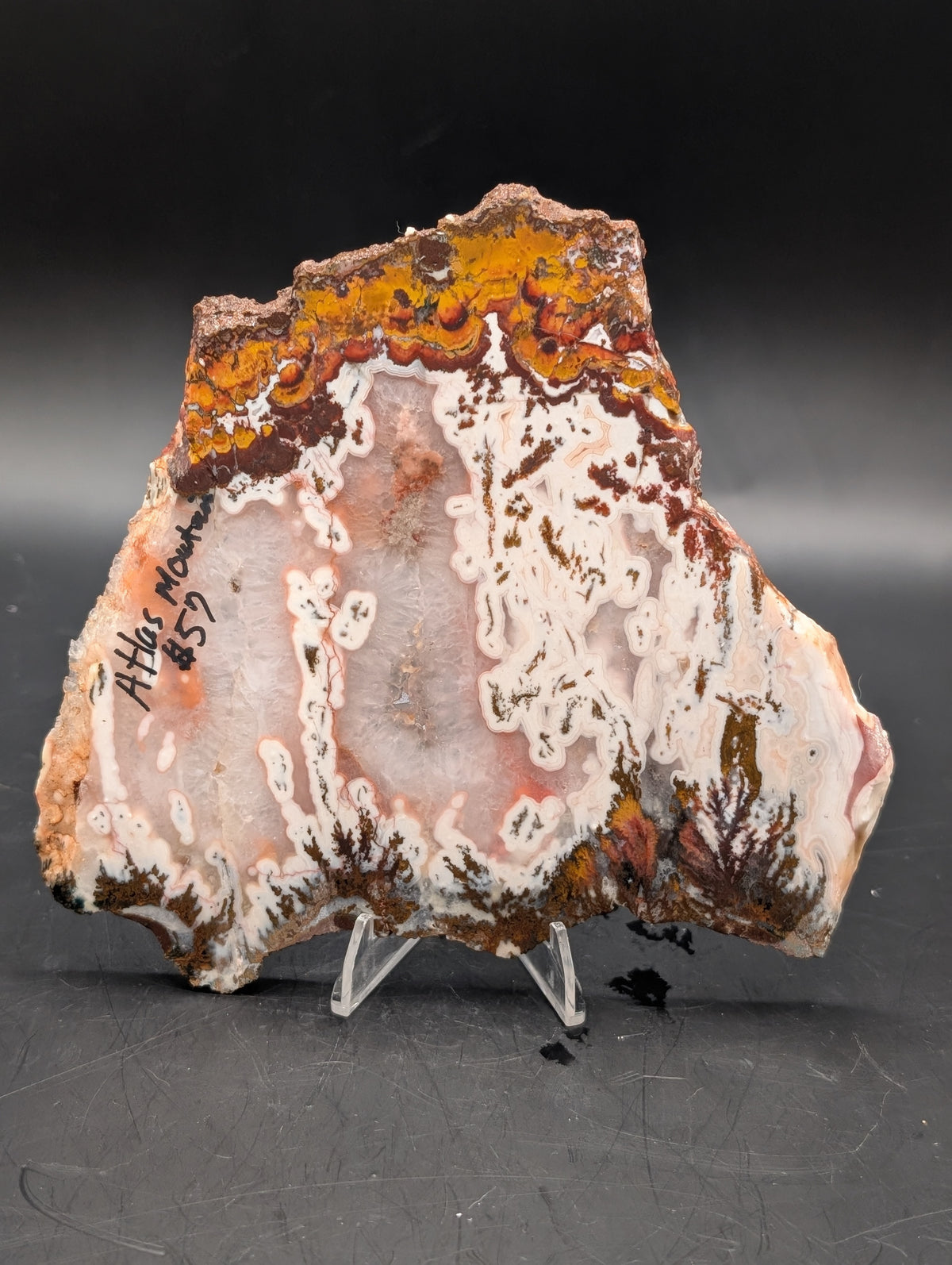 Moroccan Atlas Mountain Jasper slab (Unpolished)