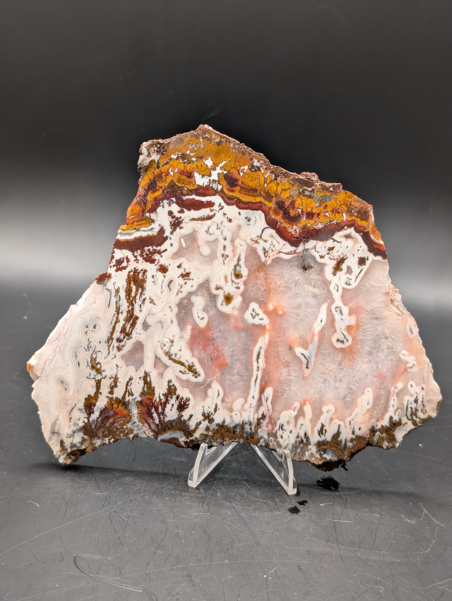 Moroccan Atlas Mountain Jasper slab (Unpolished)