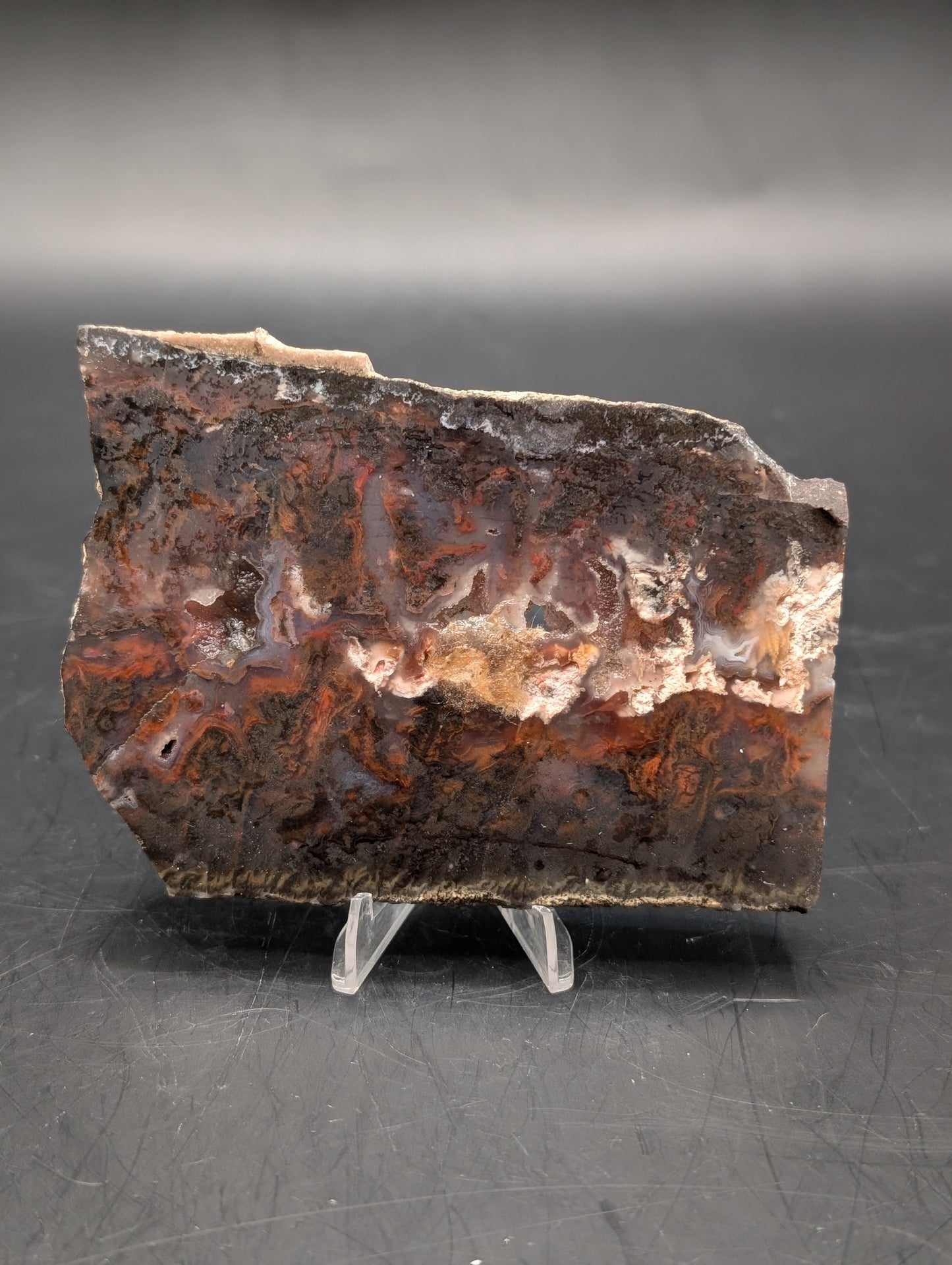 Mexican Flame Agate (Unpolished)
