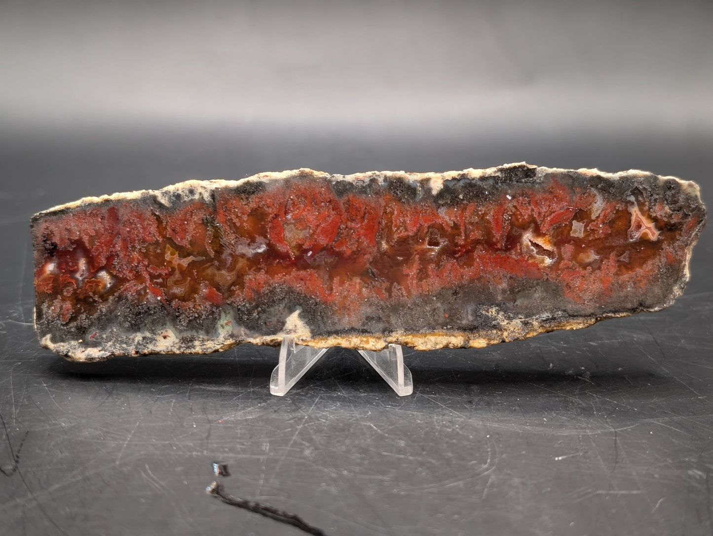 Mexican Flame Agate (Unpolished)