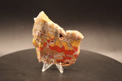 Wingate Pass Plume Agate slab (Unpolished)