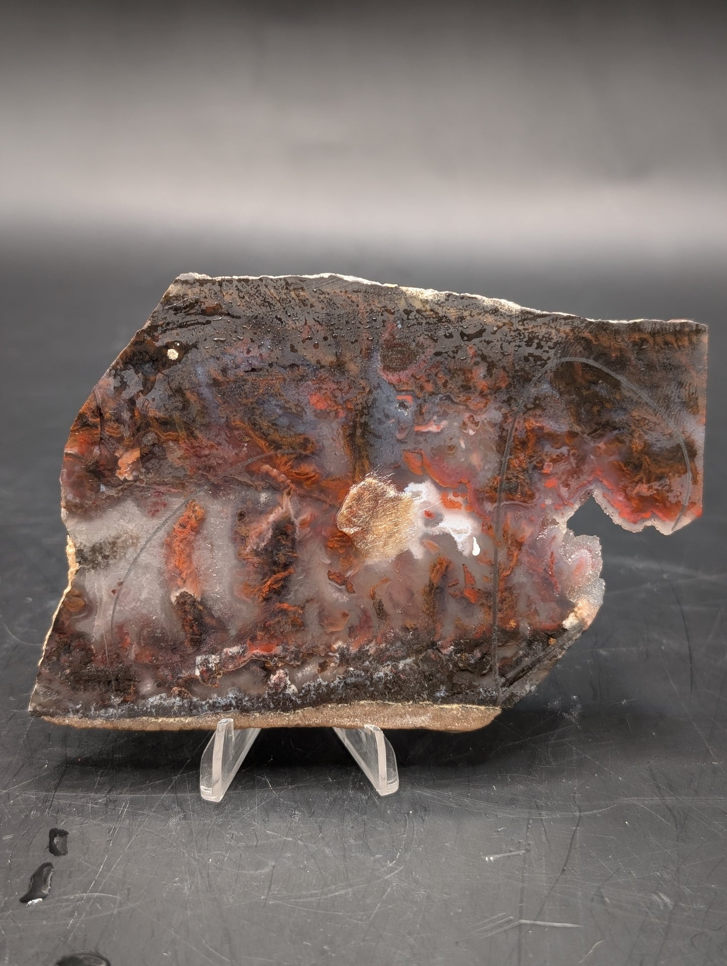 Mexican Flame Agate (Unpolished)