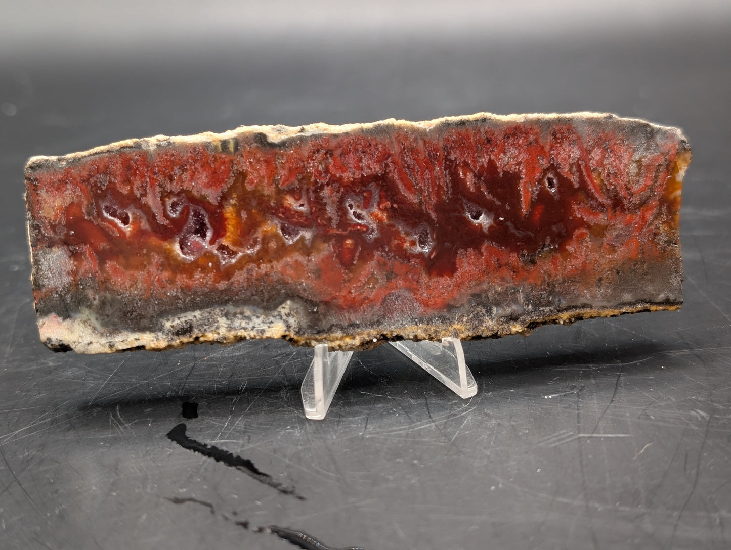 Mexican Flame Agate (Unpolished)