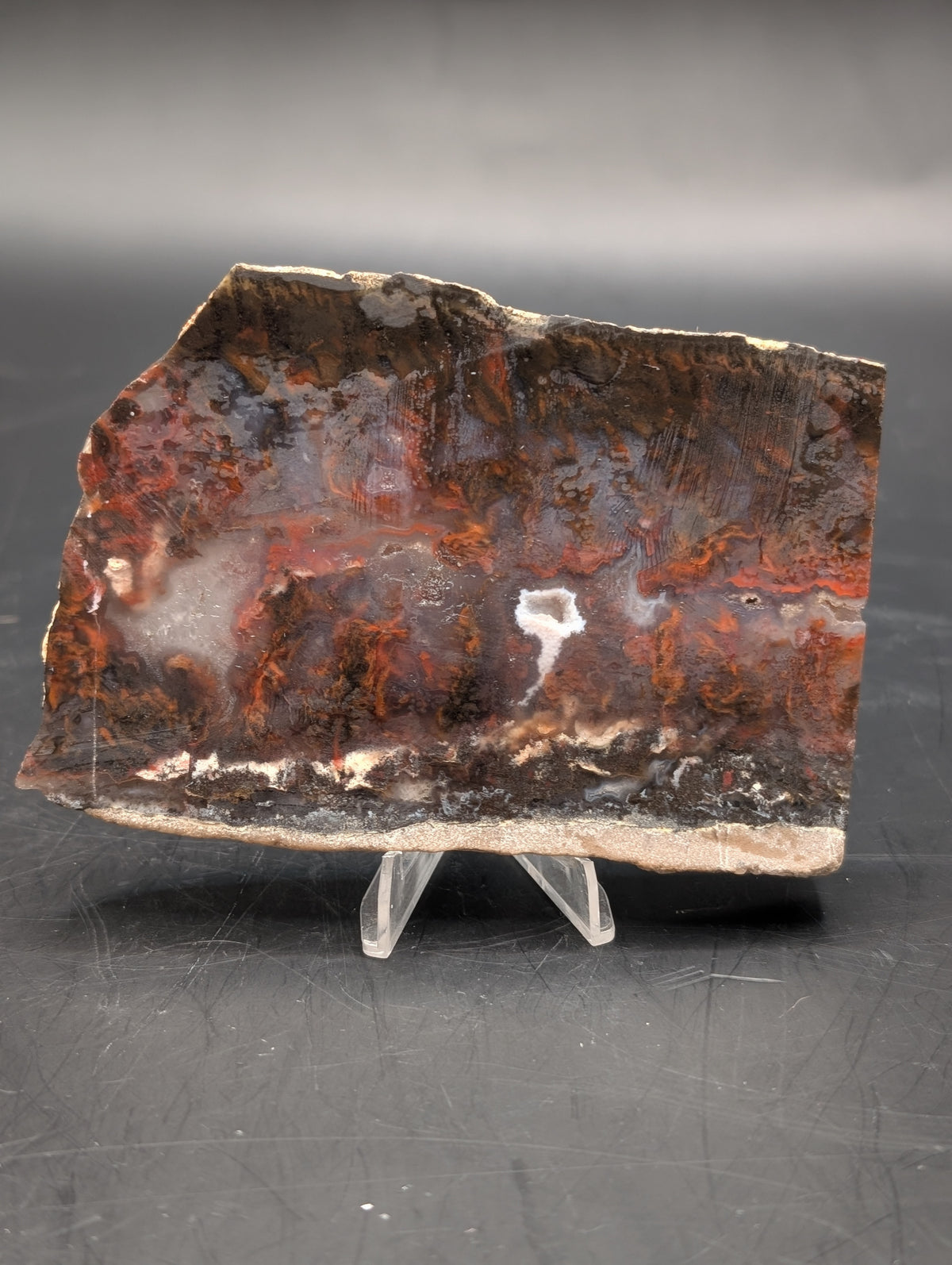 Mexican Flame Agate (Unpolished)