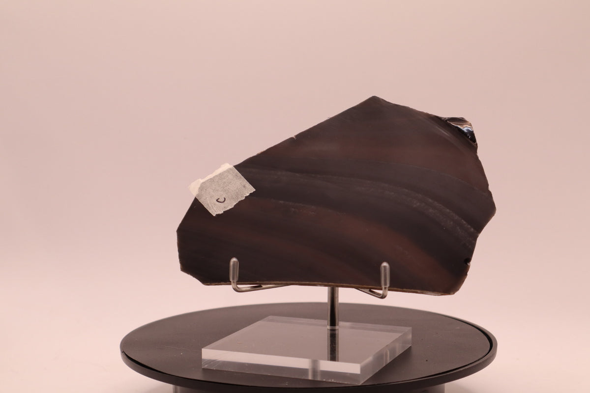Rainbow Obsidian slab (Unpolished)