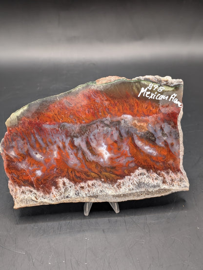 Mexican Flame Agate (Unpolished)