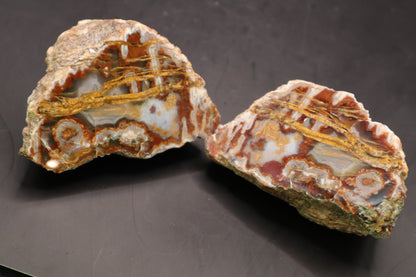 Moroccan agate pair (Polished)