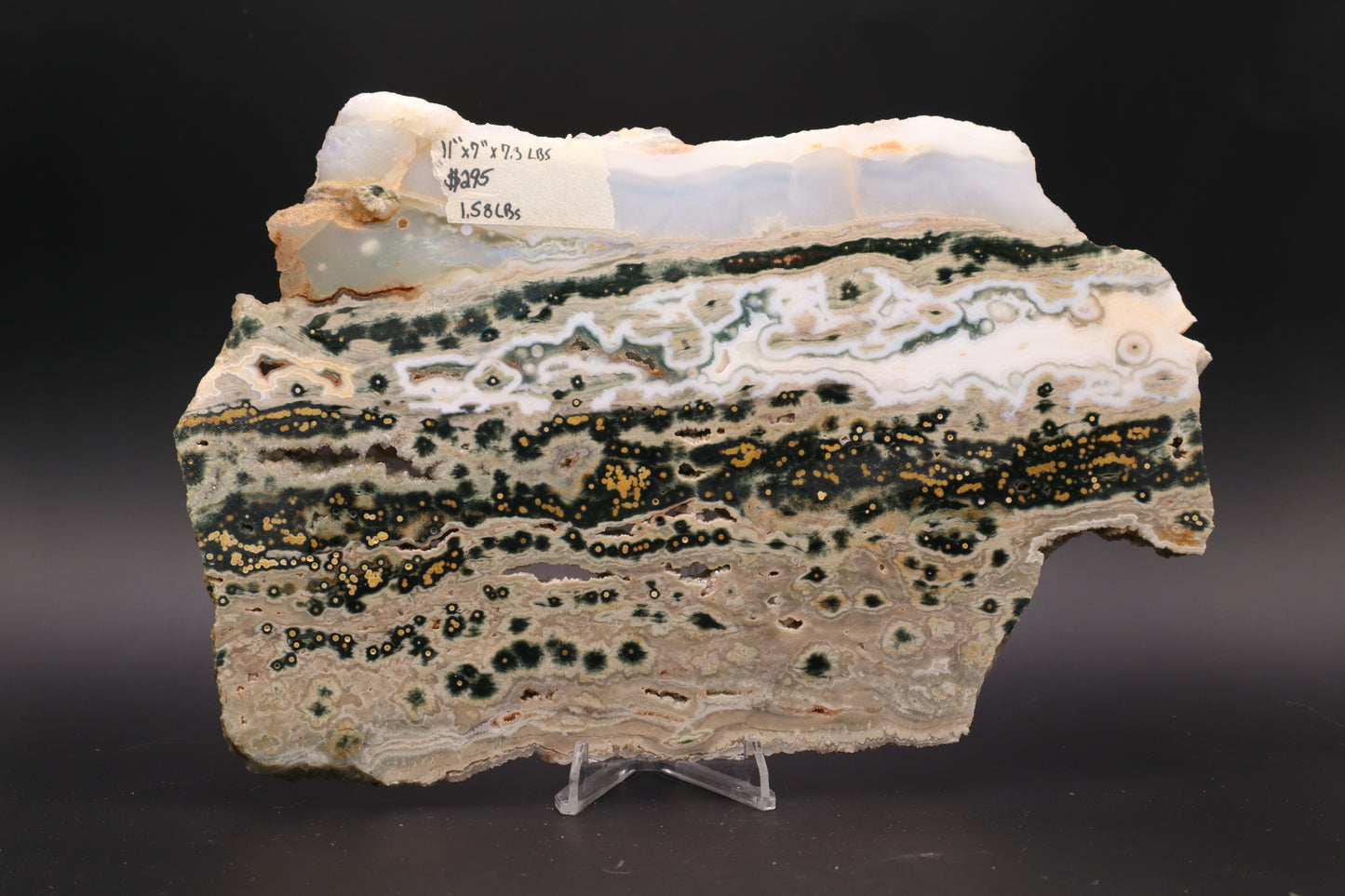 Ocean Jasper Slab (Unpolished)