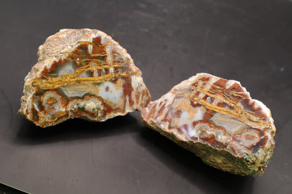 Moroccan agate pair (Polished)