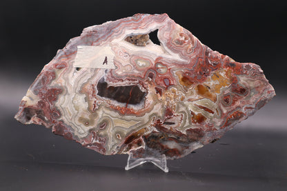 Crazy Lace Agate slab (Unpolished)
