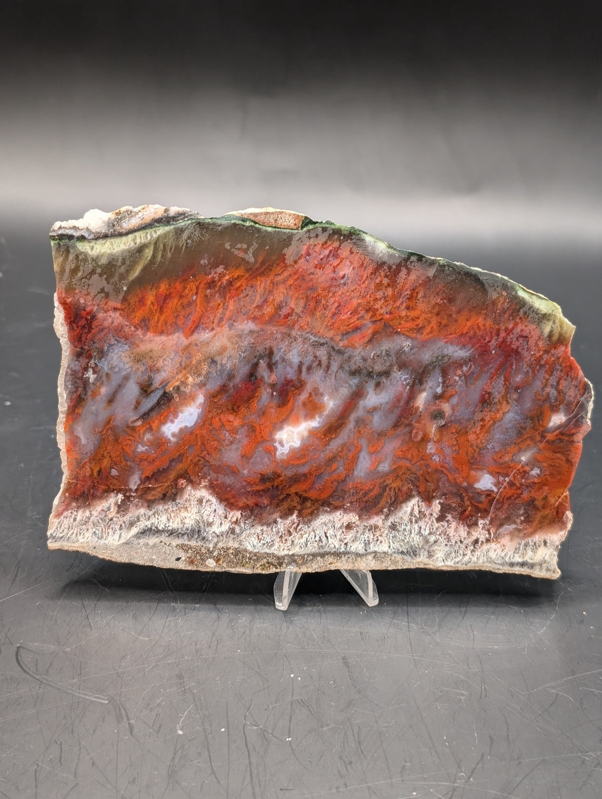 Mexican Flame Agate (Unpolished)